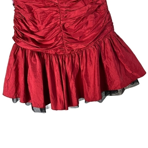 BETSEY JOHNSON Y2K Deadstock Silk Taffeta Party Dress - Picture 5 of 12